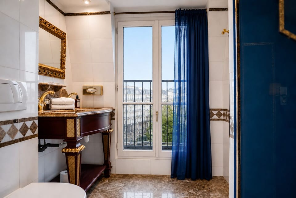 Junior Suite | Bathroom | Bidet, towels, soap, shampoo