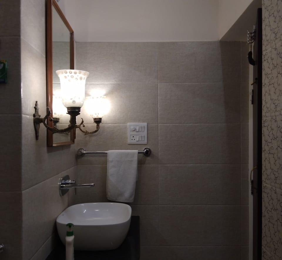 Deluxe Room | Bathroom | Free toiletries, hair dryer, slippers, towels