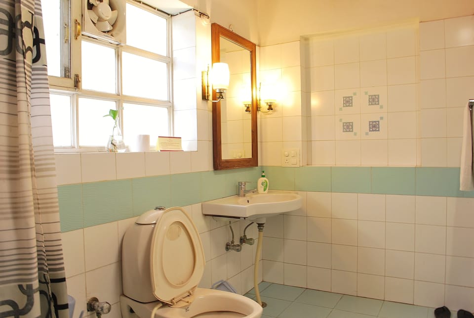 Deluxe Room | Bathroom | Free toiletries, hair dryer, slippers, towels