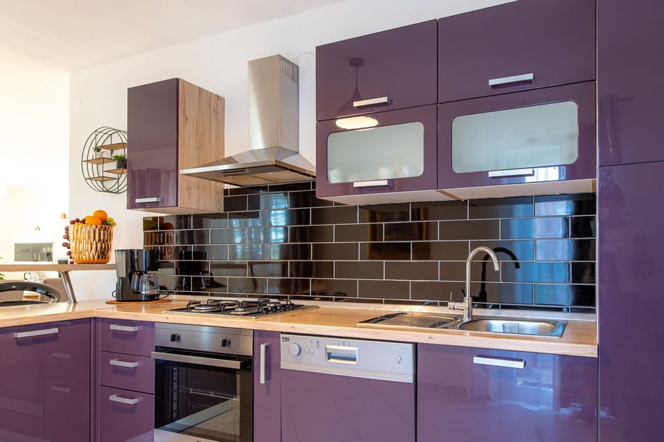 Villa | Private kitchen | Fridge, oven, stovetop, dishwasher