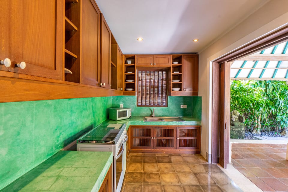 4 Bedroom Pool Villa | Private kitchen | Fridge, microwave, electric kettle, cookware/dishes/utensils