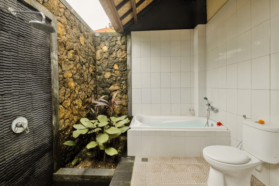 Two-Bedroom Villa with Private Pool | Bathroom | Shower, free toiletries, towels, soap