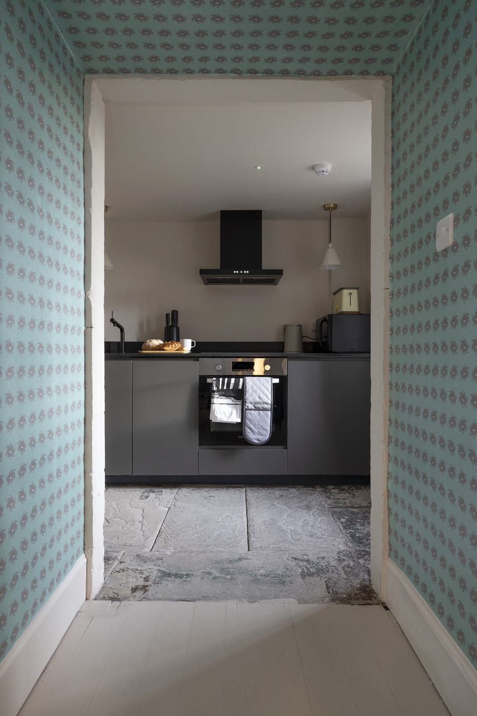 Apartment, 1 Bedroom | Private kitchen | Fridge, microwave, oven, stovetop