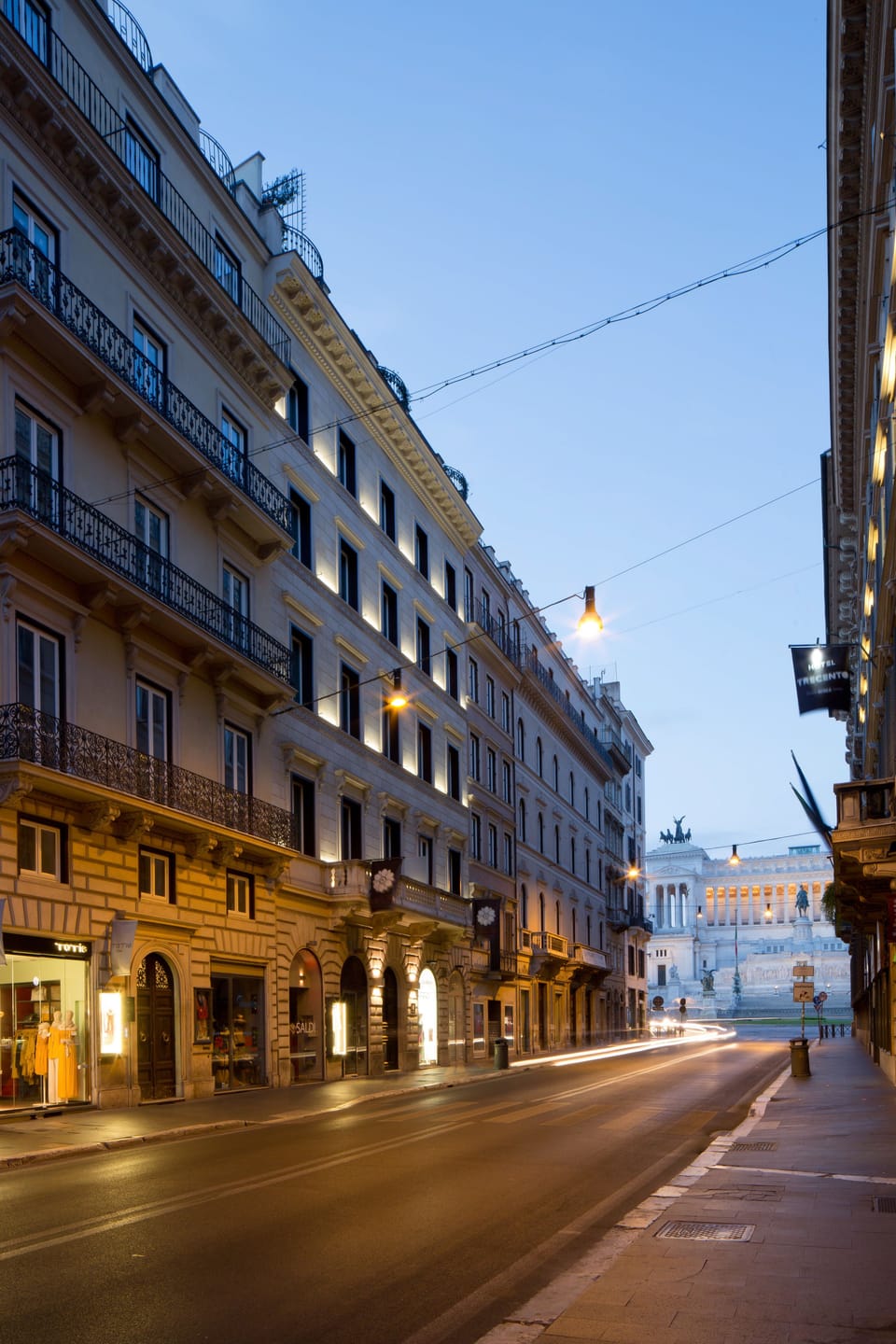 Front of property - evening/night