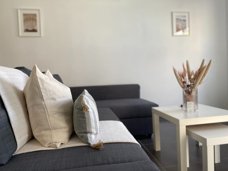 City Apartment | Living area | 43-inch Smart TV with digital channels, TV