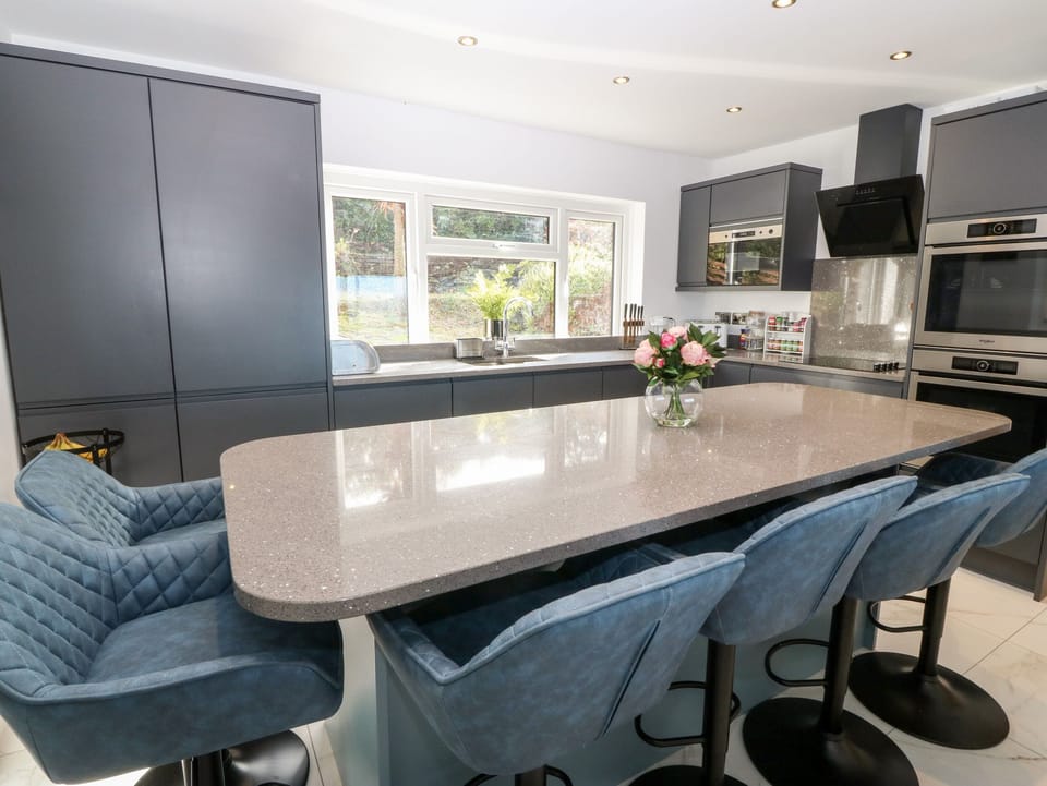 Fridge, dishwasher, electric kettle, toaster