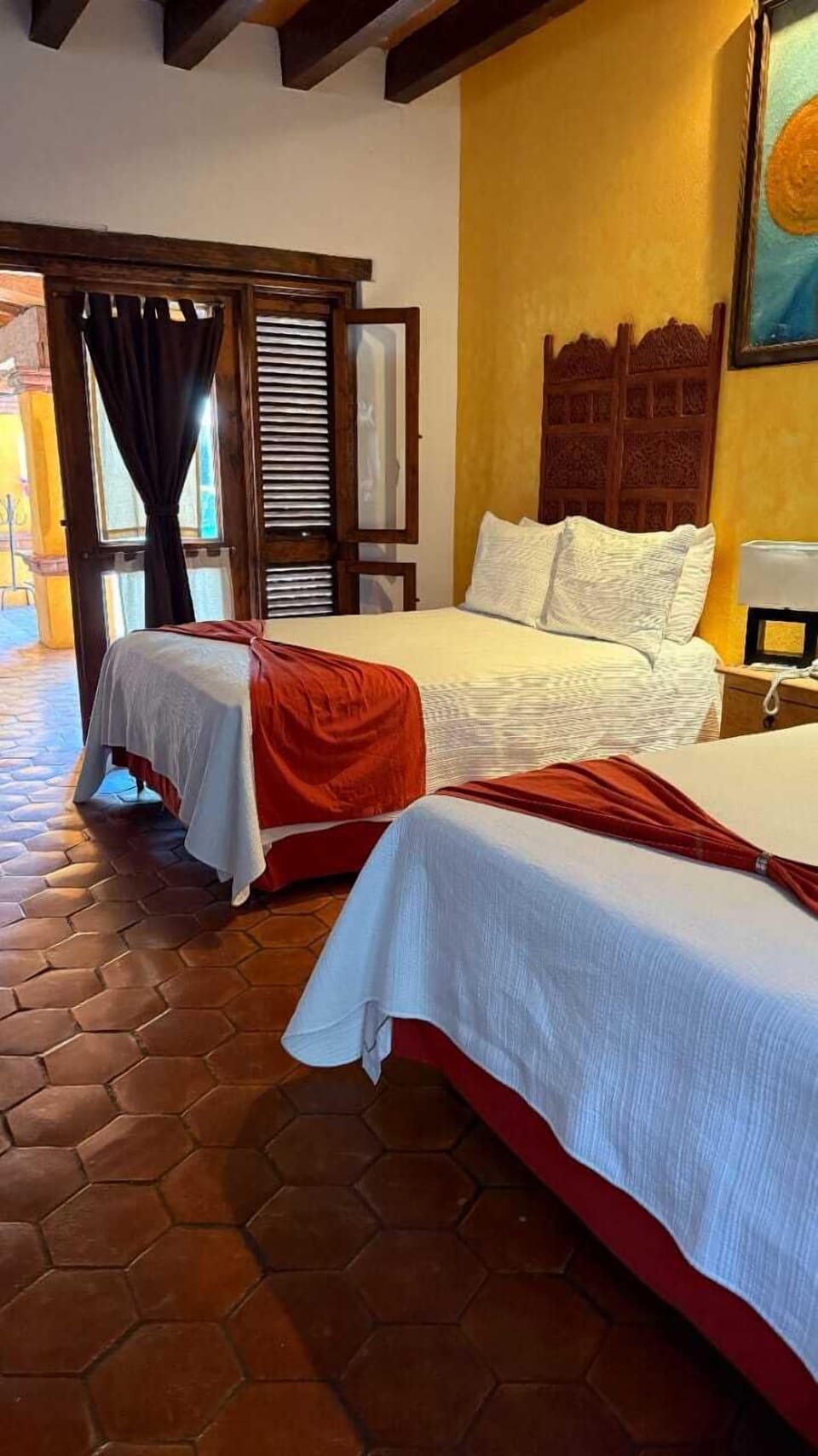 Deluxe Double Room, 2 Queen Beds (Cuexcomate) | Premium bedding, down comforters, Select Comfort beds, soundproofing