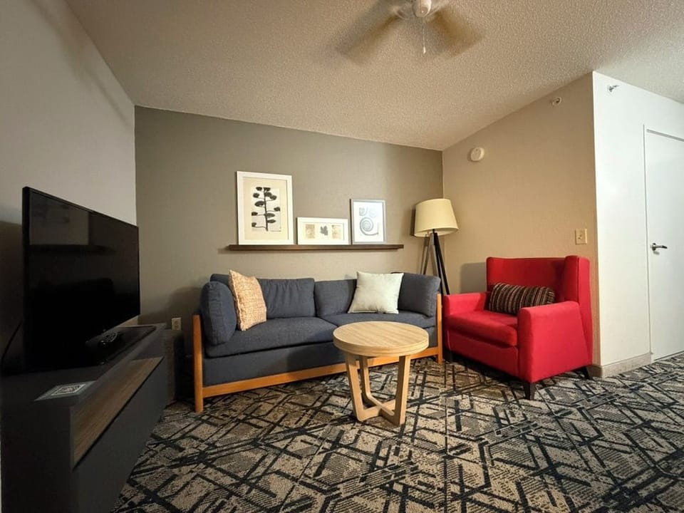 Studio Suite, 1 King Bed, Non Smoking | Desk, blackout drapes, iron/ironing board, WiFi (free)