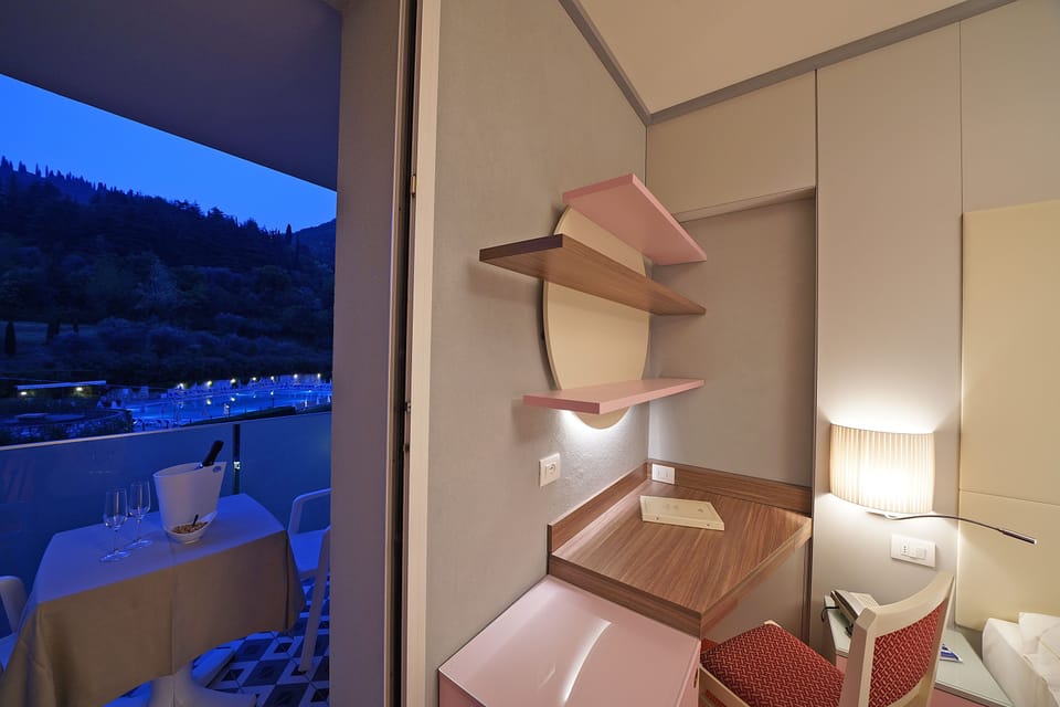 Comfort Double Room, 1 Double or 2 Twin Beds, Pool View | Minibar, in-room safe, desk, free WiFi
