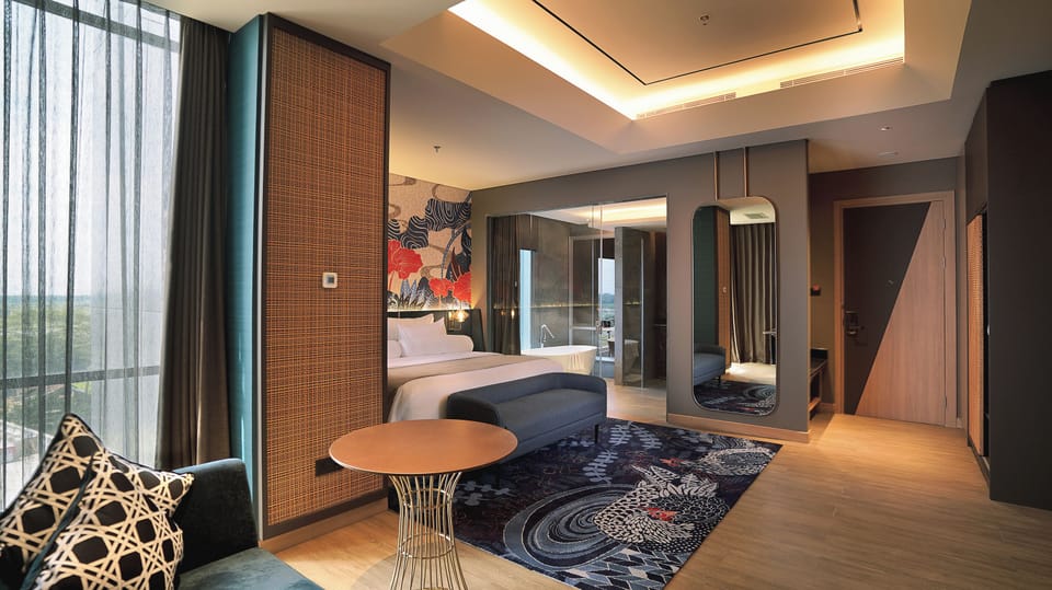 Junior Room | Premium bedding, memory foam beds, desk, laptop workspace