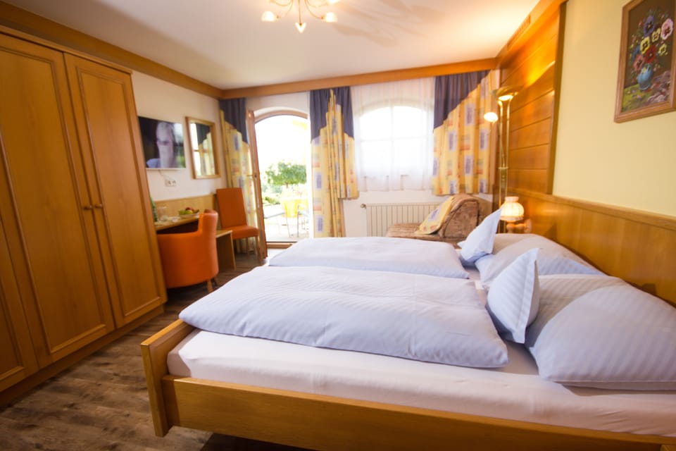 Premium bedding, down comforters, individually decorated