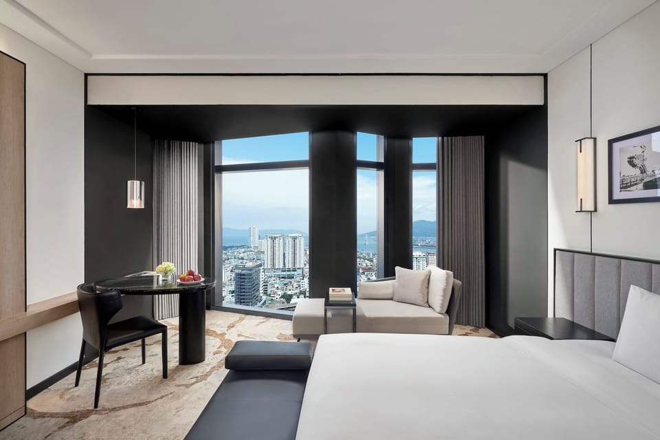 Egyptian cotton sheets, premium bedding, pillowtop beds, in-room safe