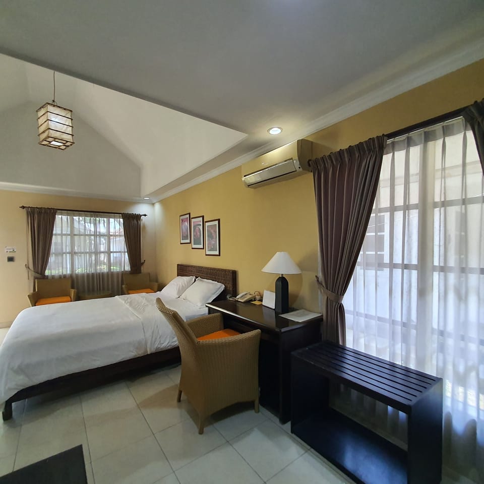 Deluxe Double Room | Egyptian cotton sheets, premium bedding, minibar, desk