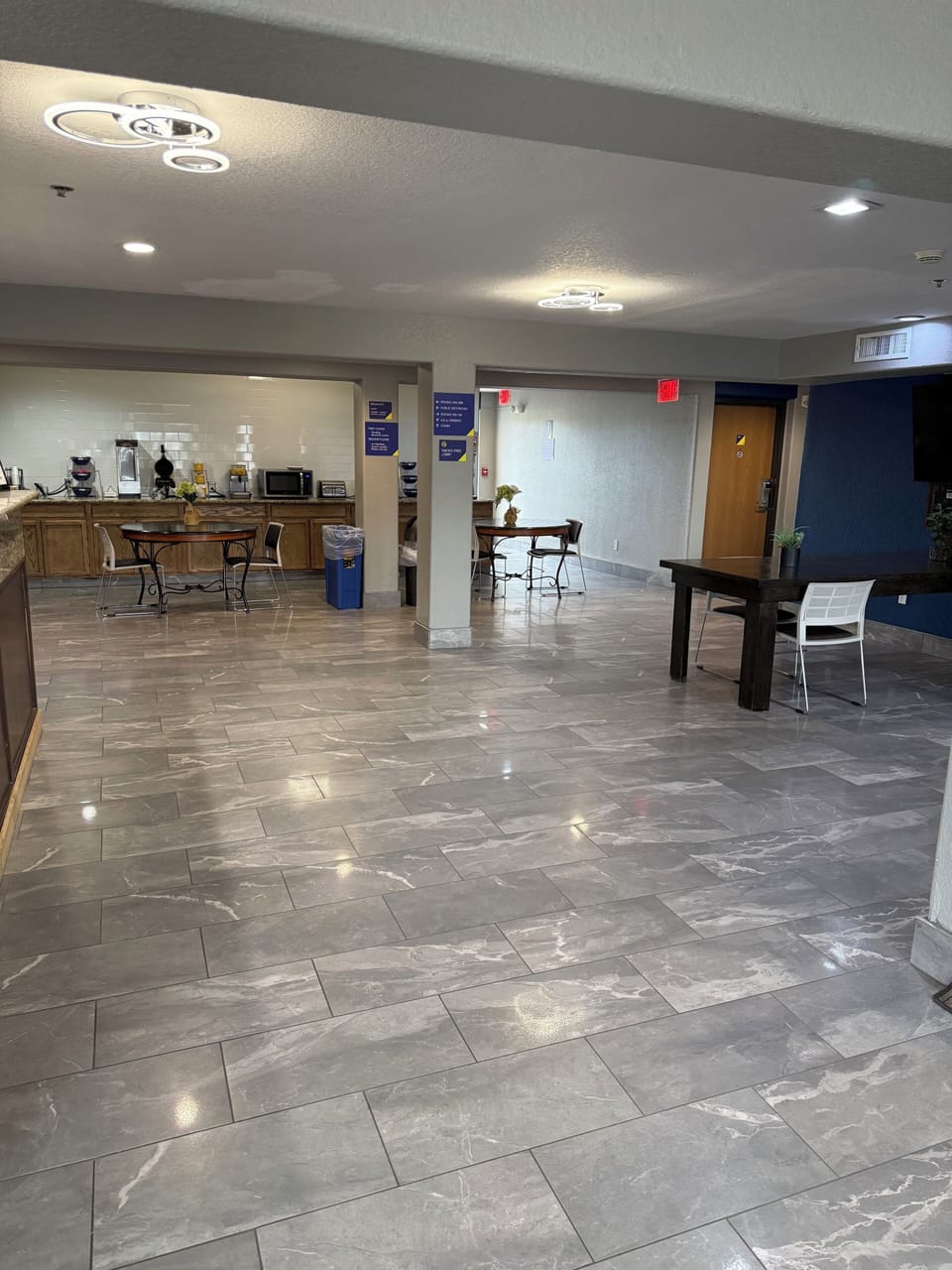 Lobby sitting area