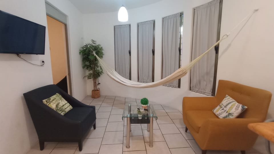 Apartment | Living area | 32-inch Smart TV with digital channels, TV