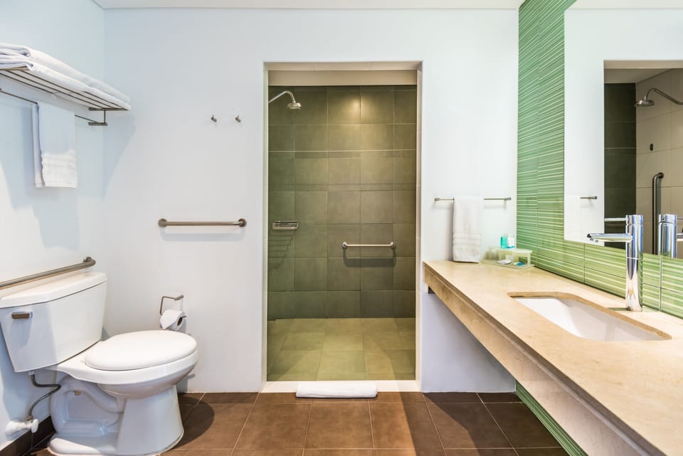 Suite, 1 King Bed, Accessible | Premium bedding, pillowtop beds, in-room safe, desk