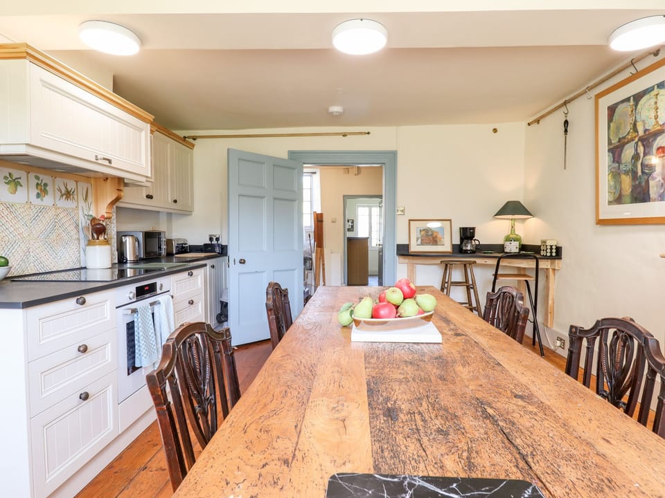 Fridge, dishwasher, electric kettle, toaster