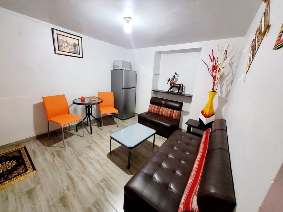 Family Apartment | Living area | 32-inch Smart TV with digital channels, TV, Netflix