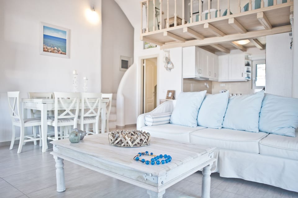 Villa, 2 Bedrooms, Sea View | Living room | LCD TV