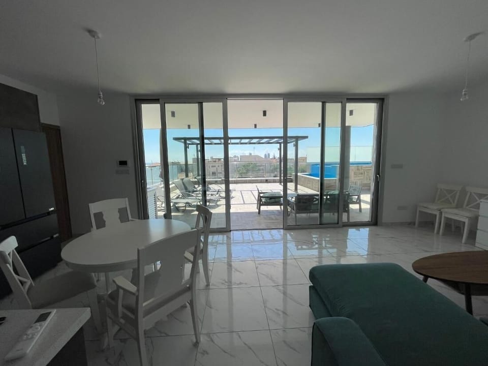Apartment, 3 Bedrooms, Private Pool | Living area