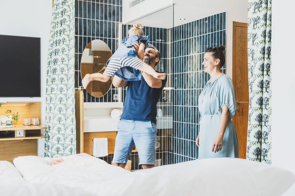 Family Room | Premium bedding, memory foam beds, in-room safe, individually decorated