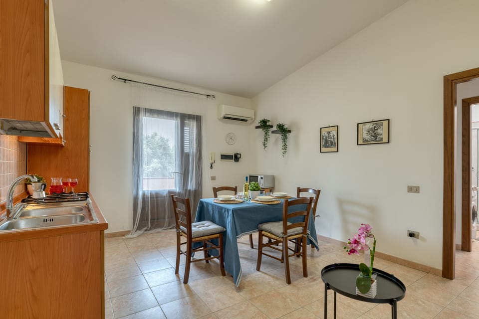 Basic Apartment | Private kitchen | Full-size fridge, microwave, oven, espresso maker