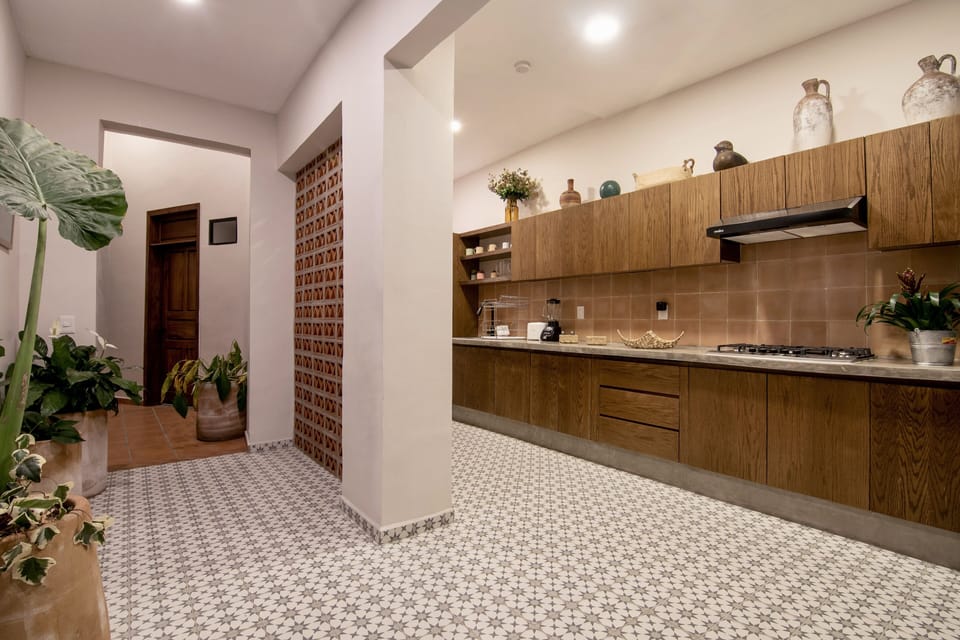 Full-size fridge, microwave, toaster, rice cooker