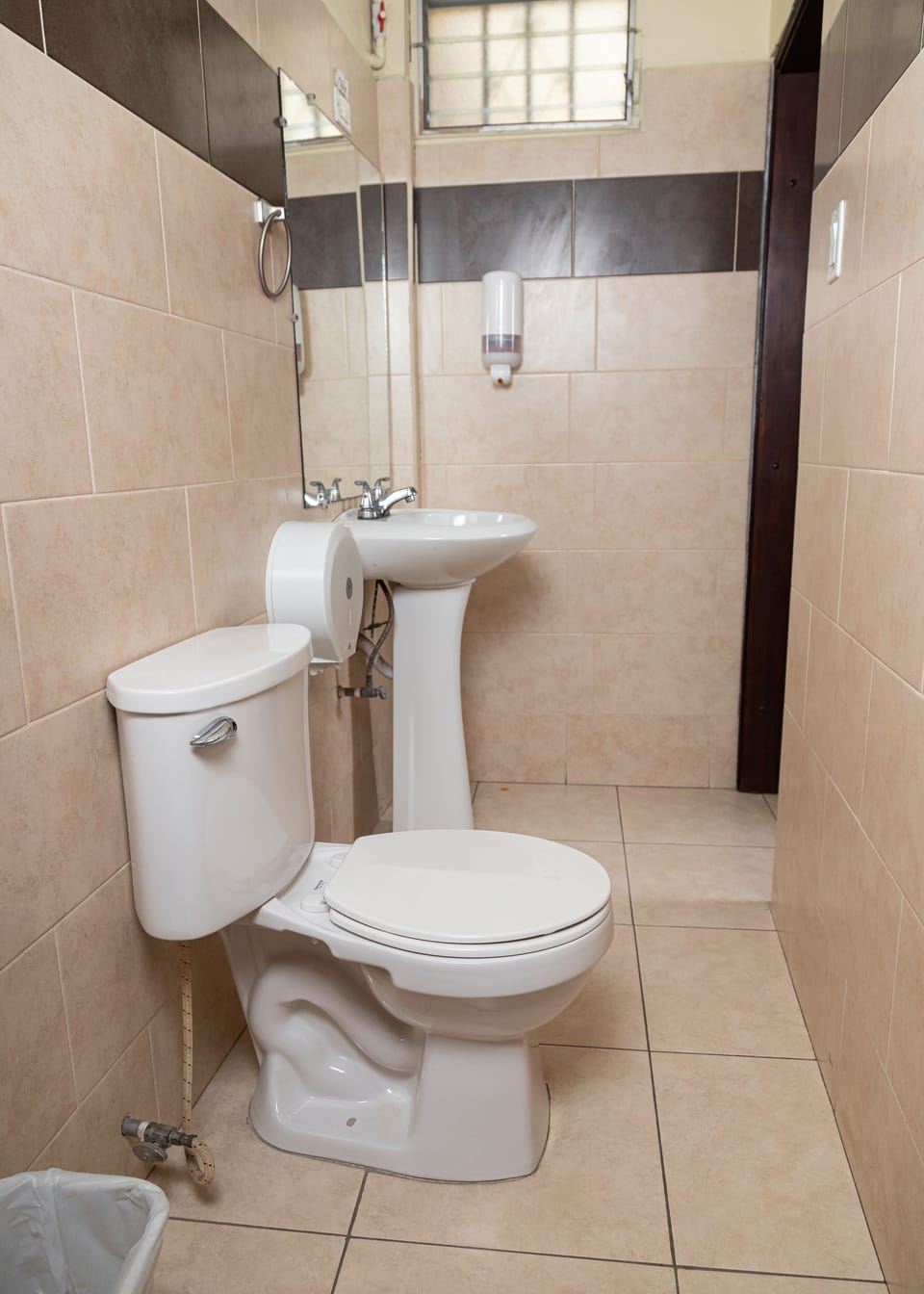 Basic Single Room | Bathroom | Shower, towels, soap, shampoo