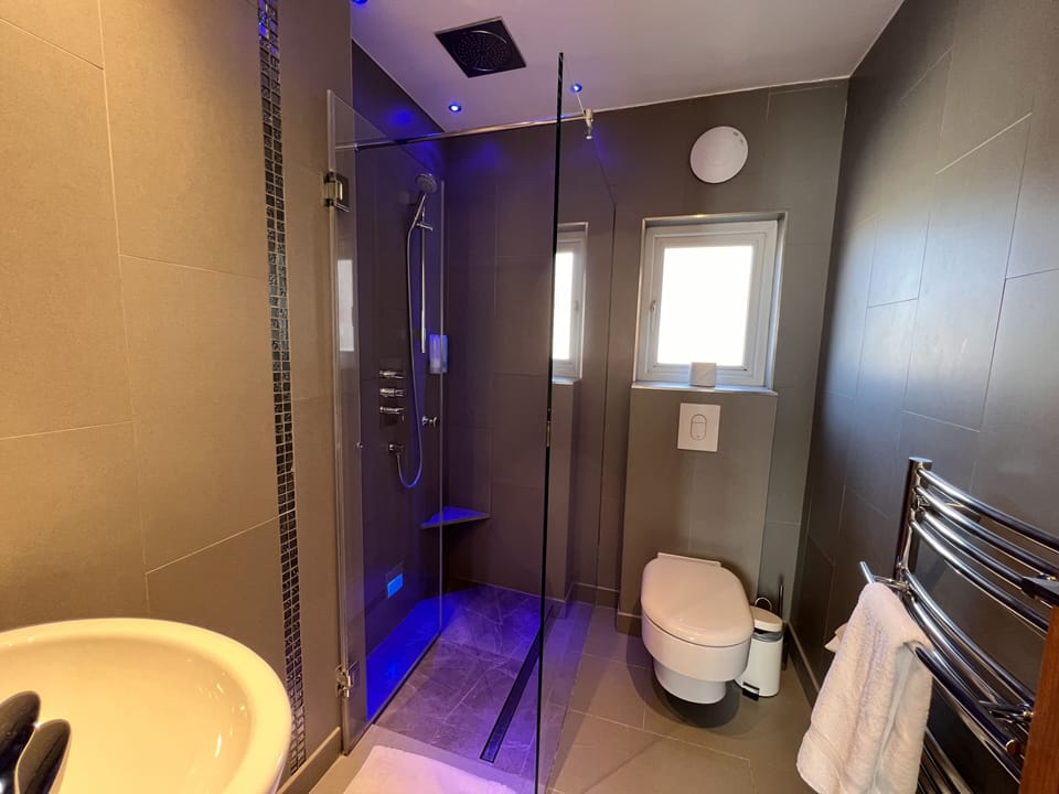 Family Room with Private Bathroom | Bathroom | Shower, free toiletries, hair dryer, towels