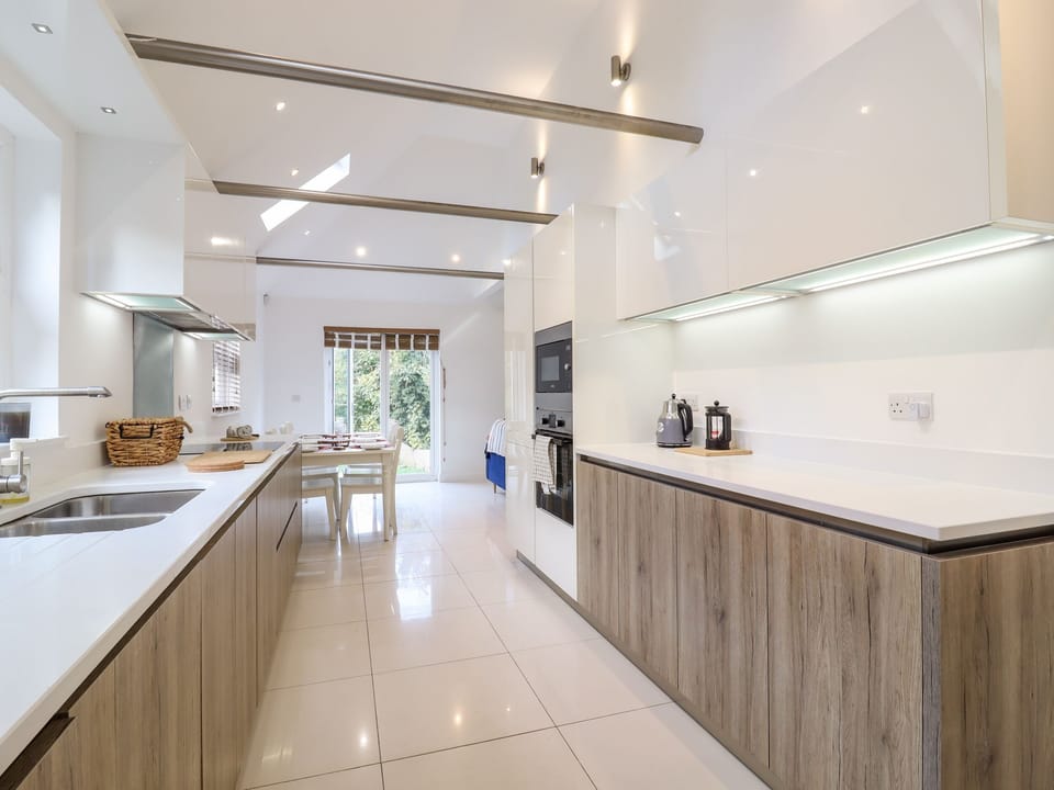 Fridge, dishwasher, electric kettle, toaster