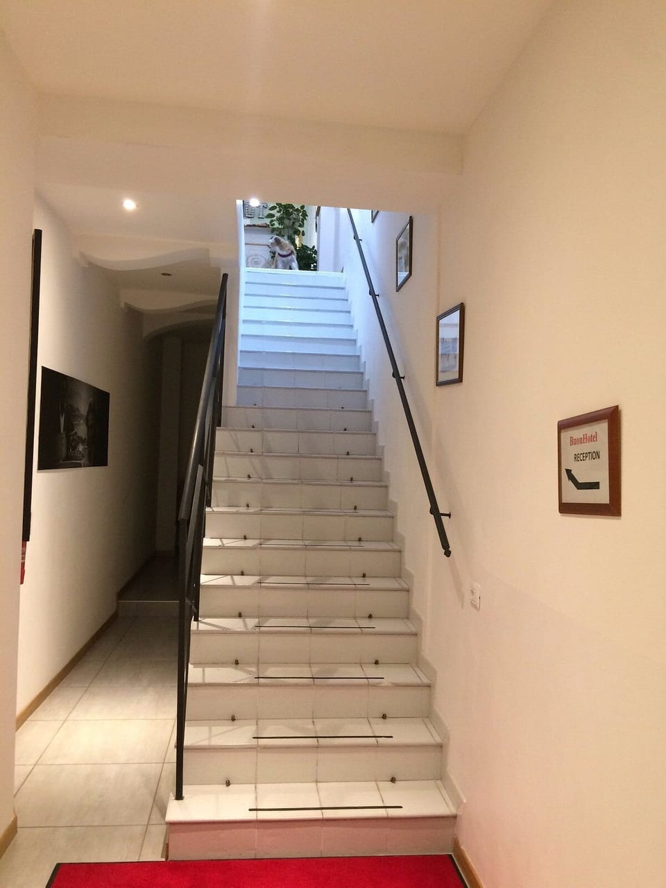 Handrails in stairways