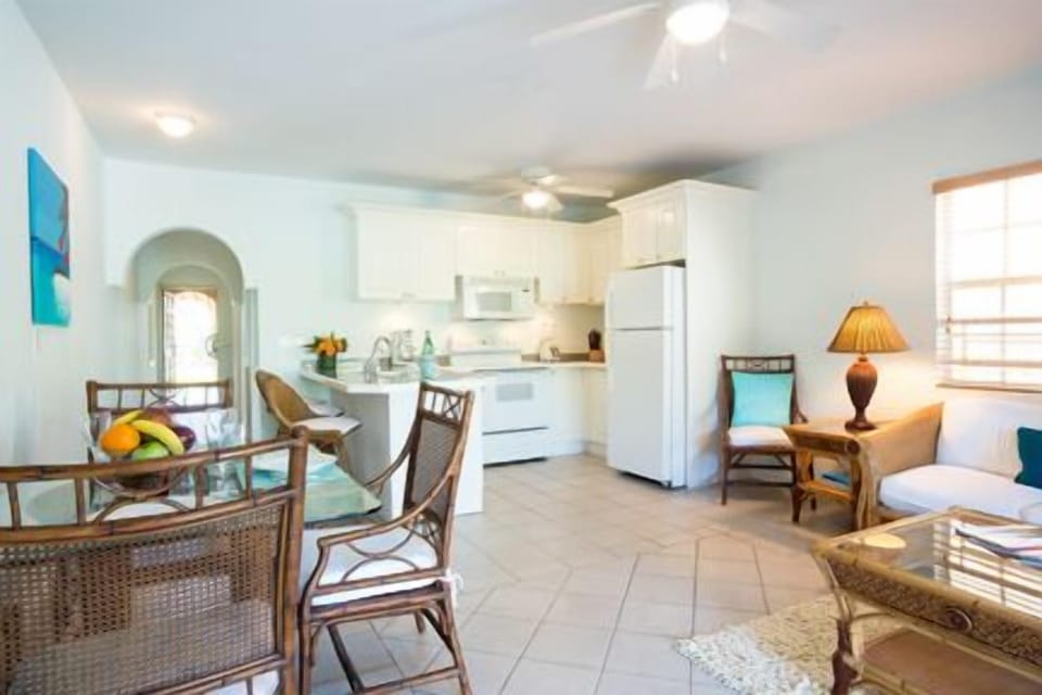 Condo, 1 Bedroom, Pool View | Private kitchen | Coffee/tea maker, full-size fridge, microwave, oven