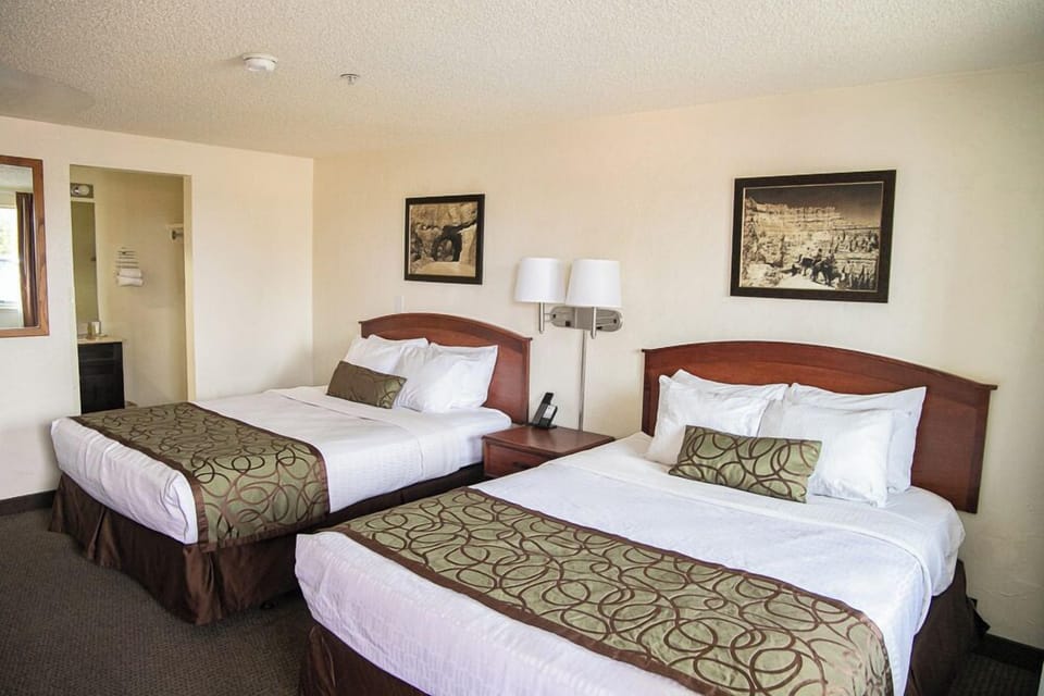 Standard Room, 2 Queen Beds | Desk, blackout drapes, soundproofing, iron/ironing board