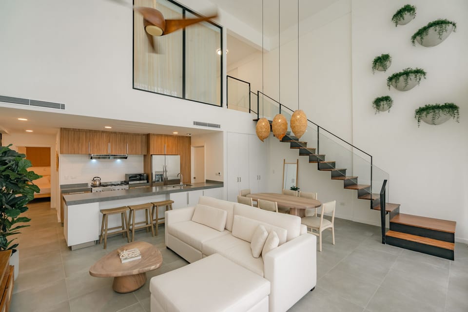 Apartment | Living area | 55-inch Smart TV with digital channels, Netflix, streaming services
