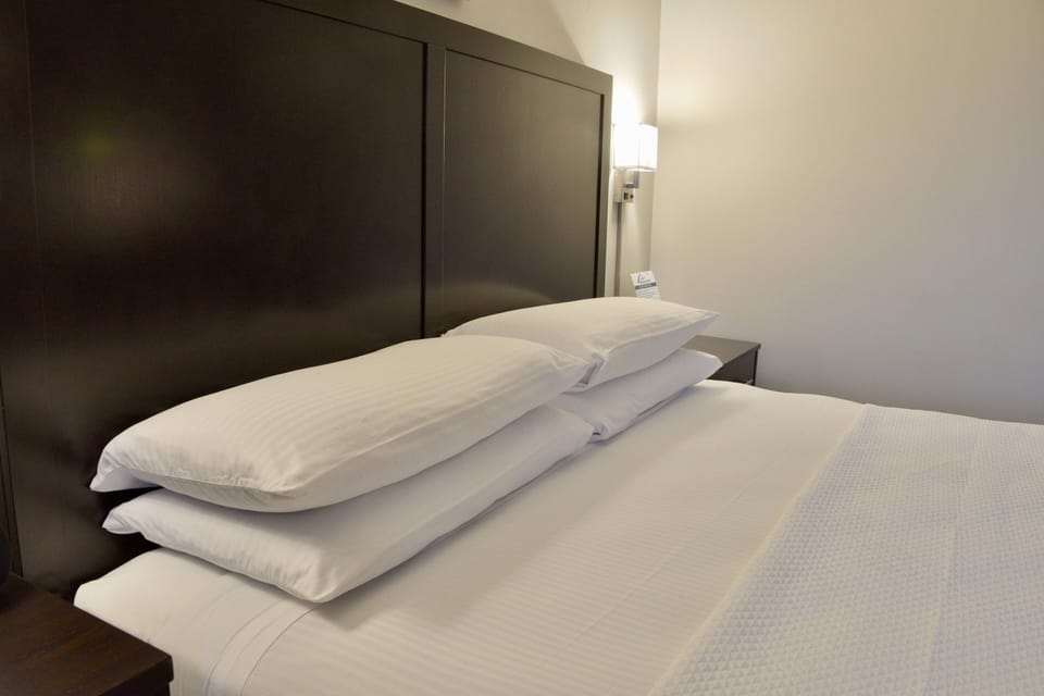 Premium bedding, pillowtop beds, individually furnished, desk