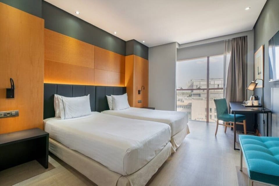 Down comforters, minibar, in-room safe, desk