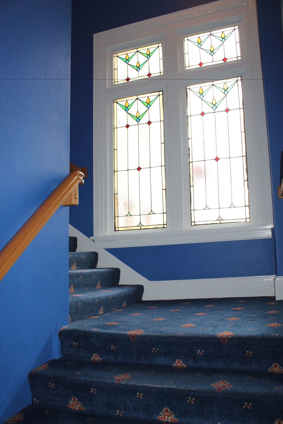 Handrails in stairways