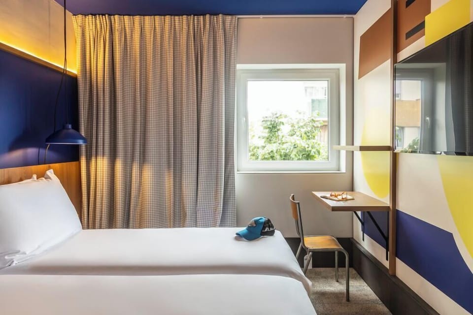 Room, 2 Twin Beds (Pop Room) | In-room safe, desk, soundproofing, iron/ironing board (on request)