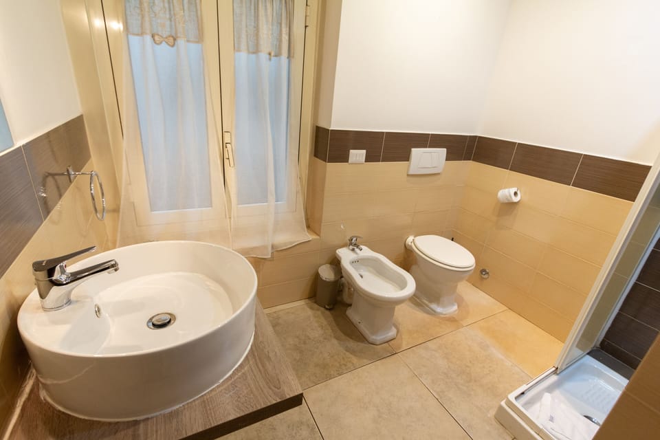 Deluxe Room | Bathroom | Shower, hair dryer, towels