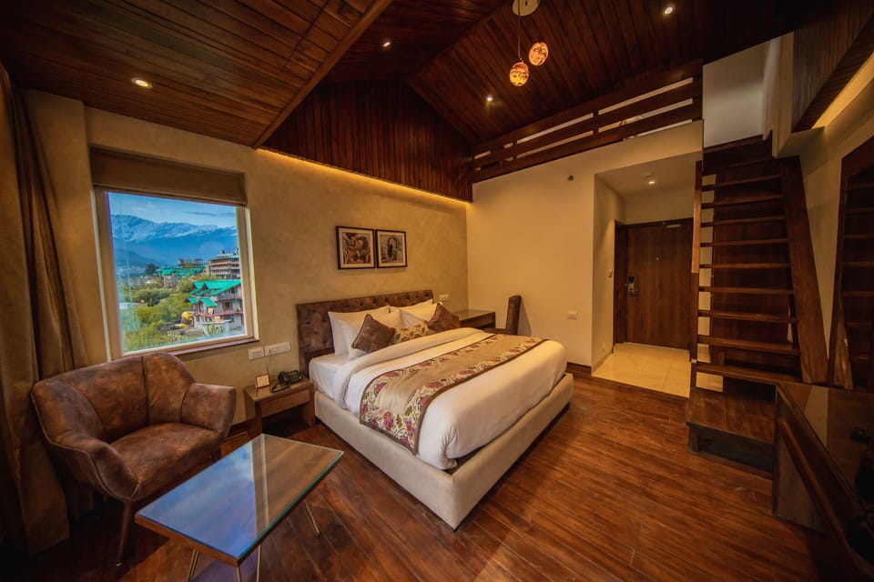 Duplex with Private Balcony | Premium bedding, minibar, in-room safe, desk
