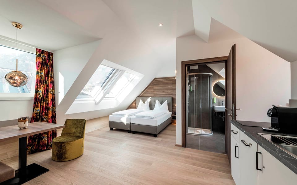 Panoramic Apartment | In-room safe, desk, blackout drapes, iron/ironing board