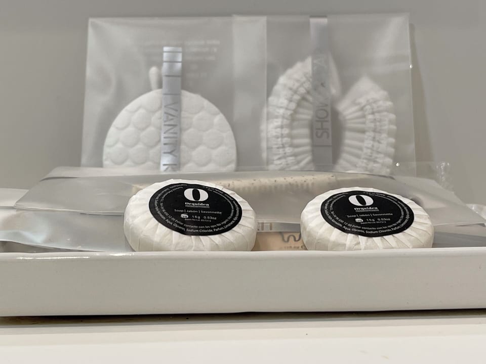 Hair dryer, towels