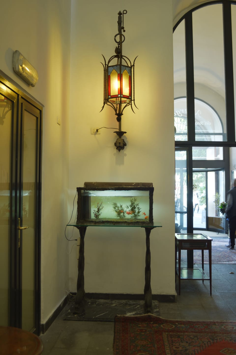Interior entrance