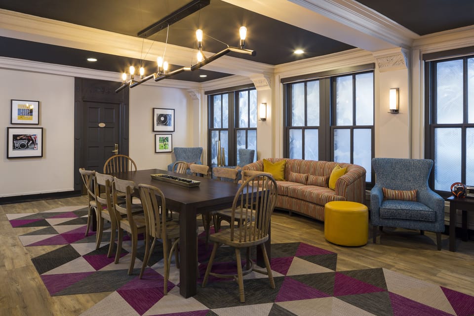 Lobby sitting area