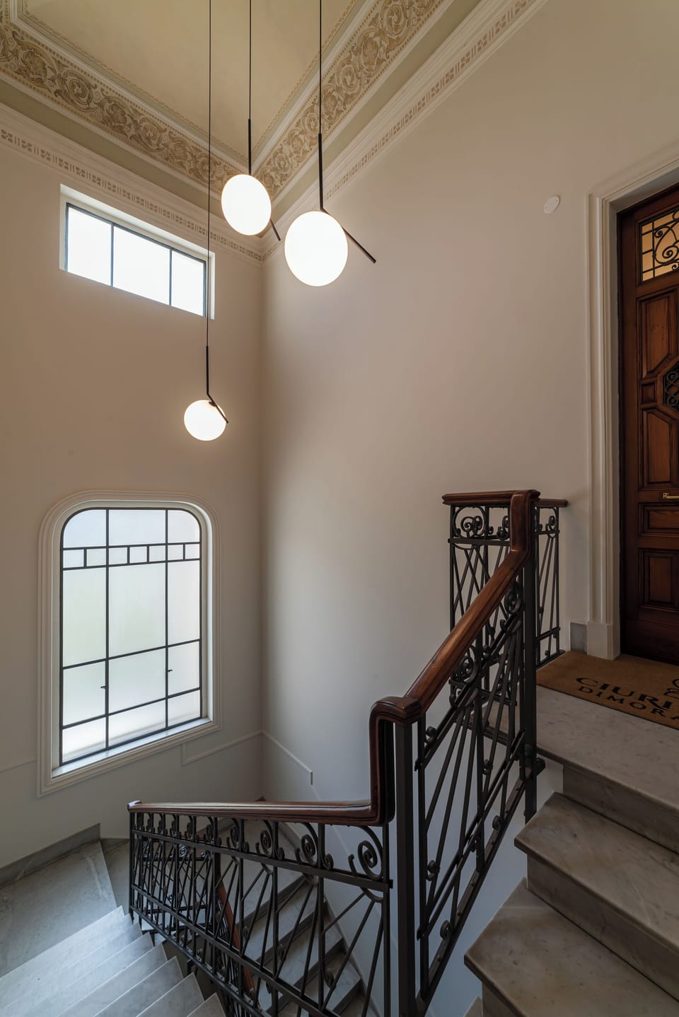 Interior entrance
