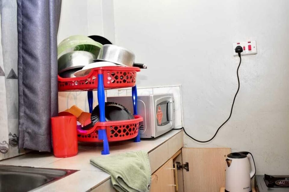 Apartment | Private kitchen | Cookware/dishes/utensils, cleaning supplies