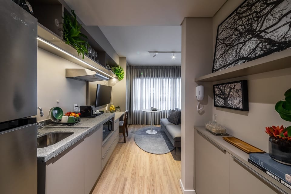 Premier Apartment | Desk, blackout drapes, soundproofing, iron/ironing board (on request)