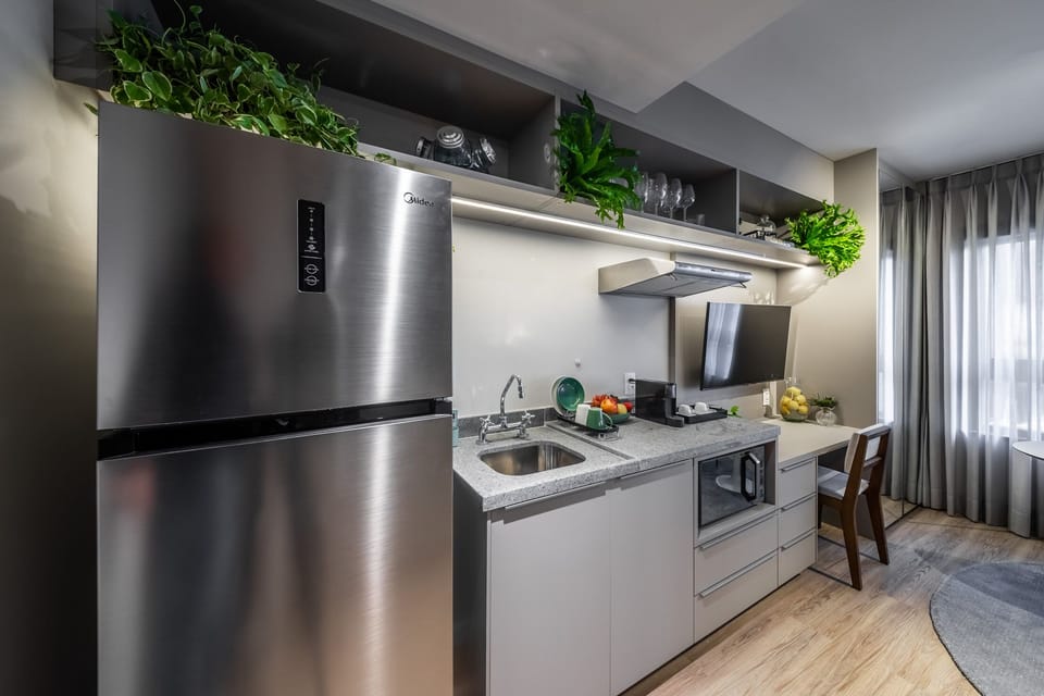 Premier Apartment | Blackout drapes, soundproofing, iron/ironing board, free WiFi