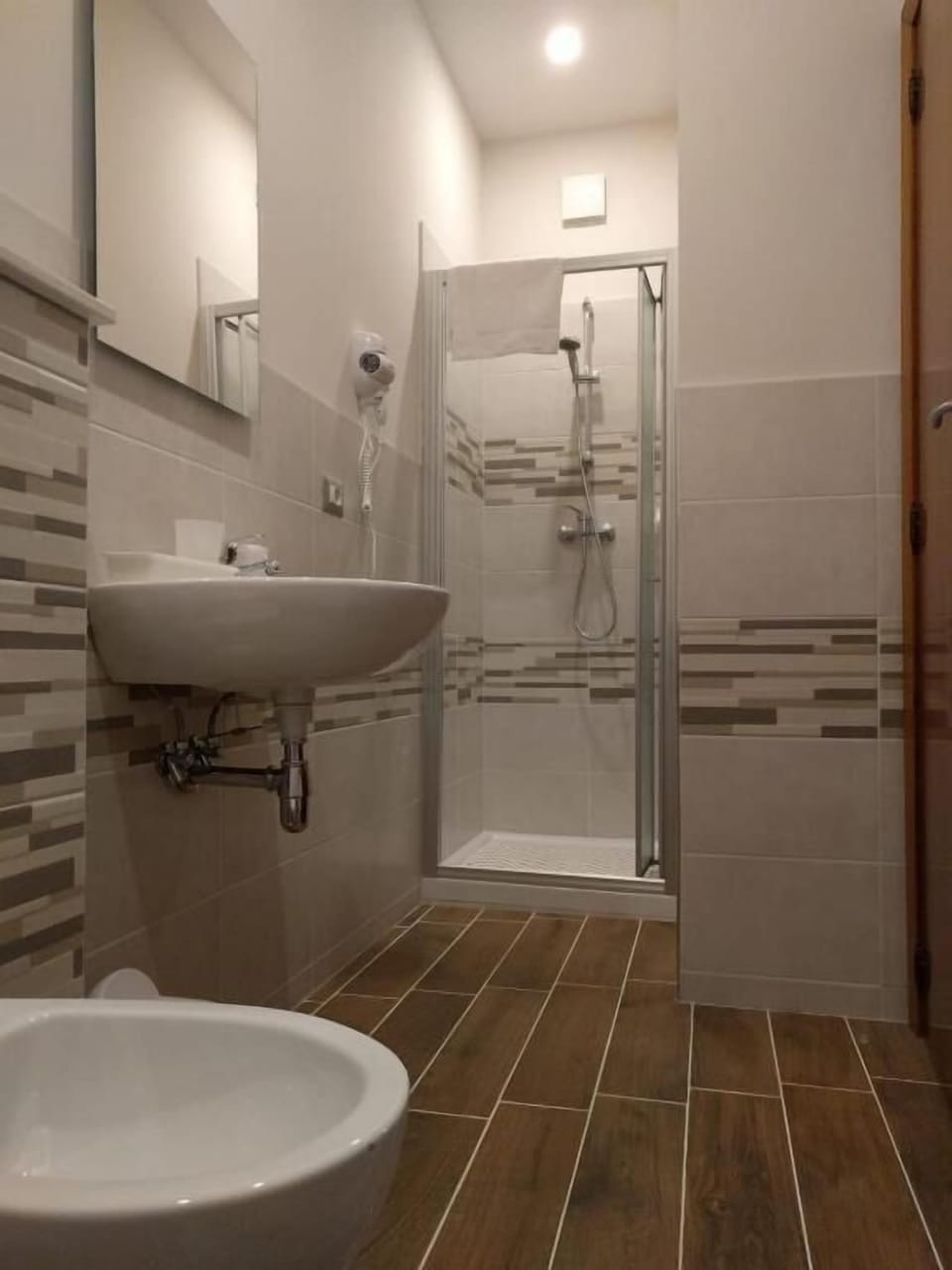 Double Room, 1 Double Bed, Balcony, Sea View | Bathroom | Combined shower/tub, rainfall showerhead, hair dryer, bidet
