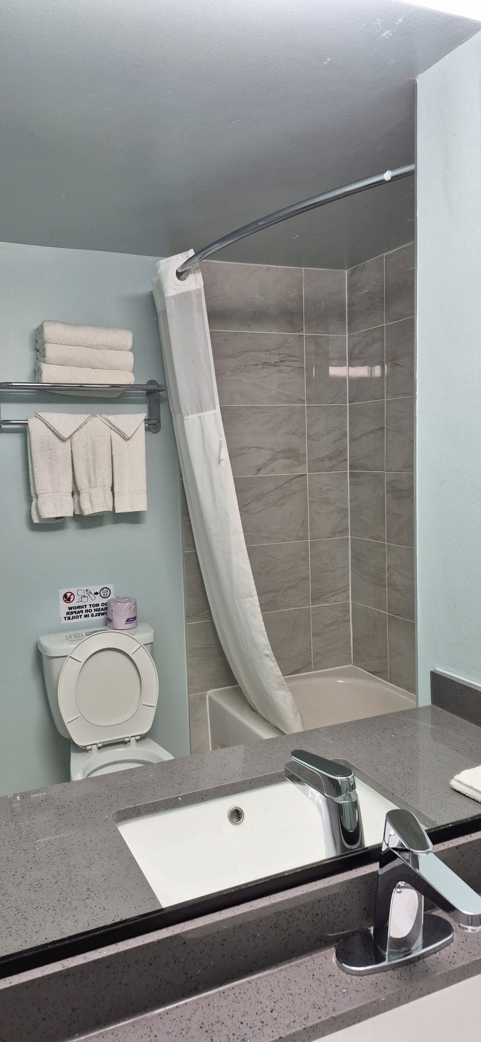Standard Room, 2 Queen Beds, Non Smoking | Bathroom | Free toiletries, hair dryer, towels, soap